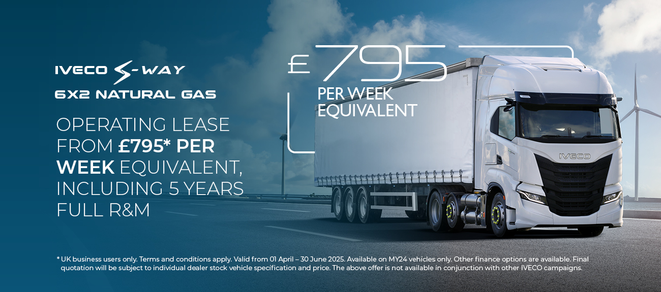 NEW S-WAY 6X2 CNG OPERATING LEASE