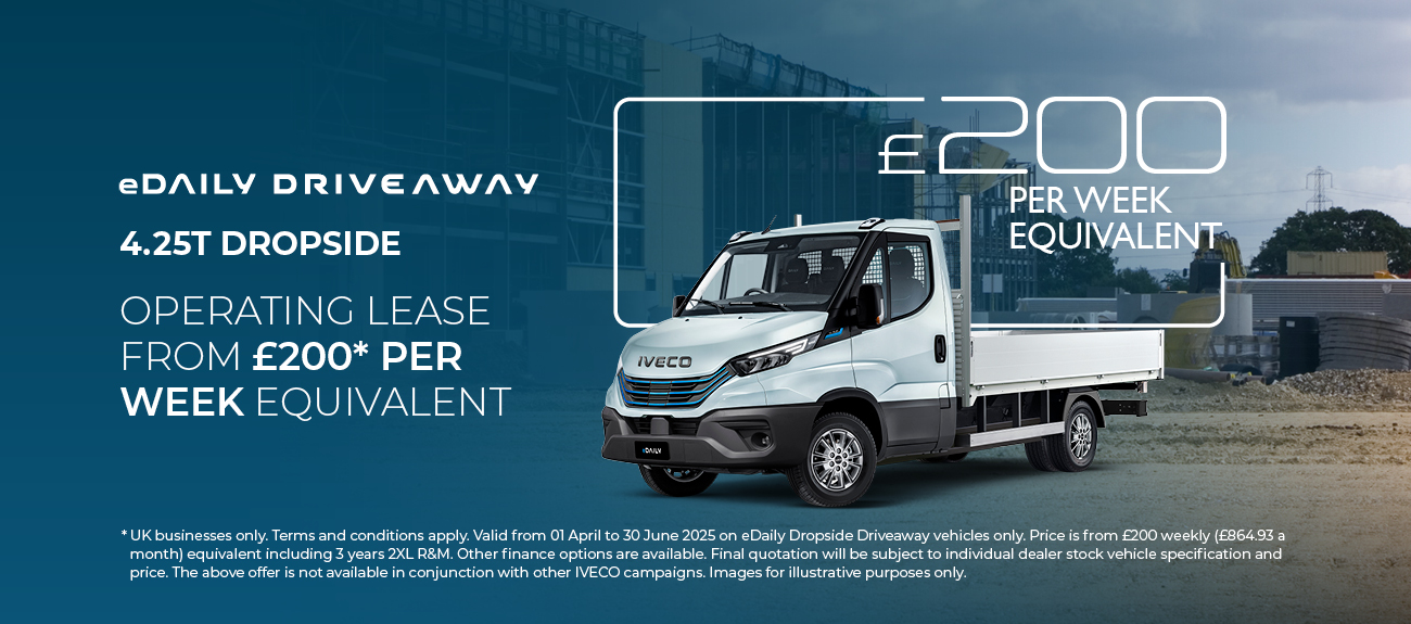 eDAILY DRIVEAWAY DROPSIDE NOW AVAILABLE WITH MONTHLY OPERATING LEASE