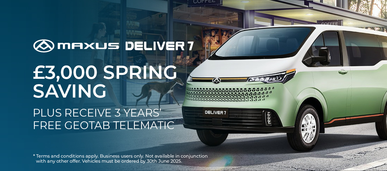 £3,000 SPRING SAVING ON THE MAXUS DELIVER 7